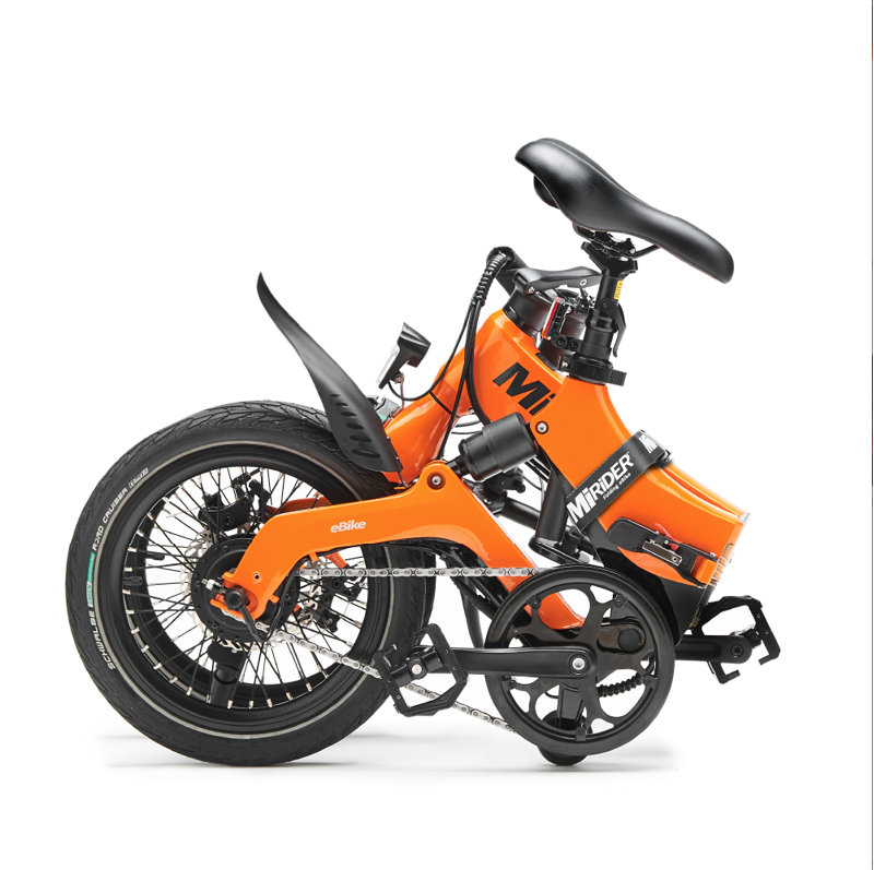 MiRider One Folding Bike in Solar Orange-1